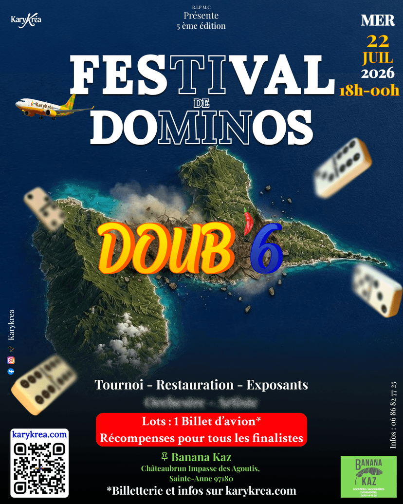 Flyer Guadeloupe 22 Juillet 2026